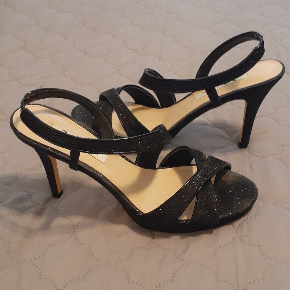 Women's Nina Brilyn Sling Back 4" Heels color Noir